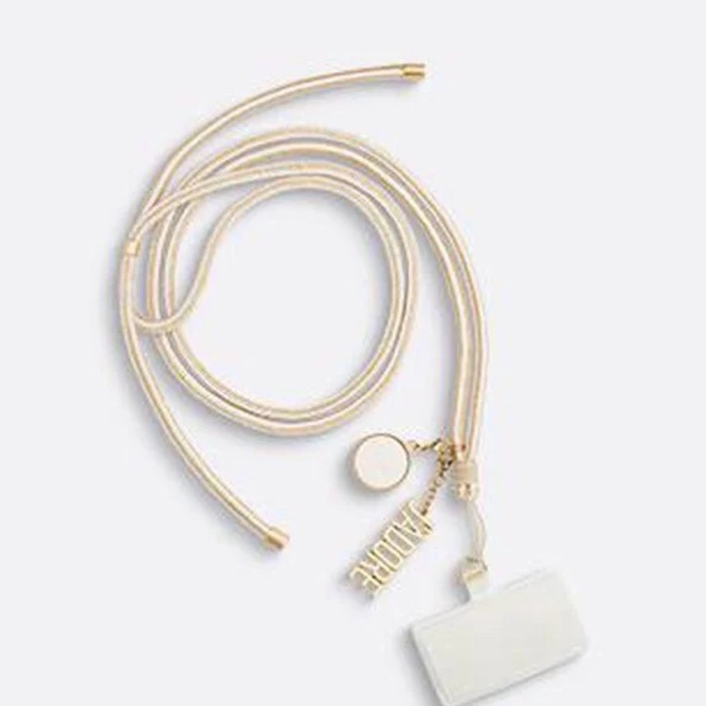Dior phone strap J Adore with Charms